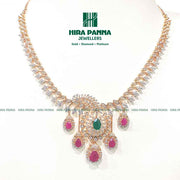 Open Settings Ruby & Emerald Diamond Neckwear